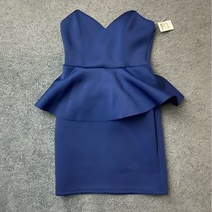 Navy Blue Mini Dress